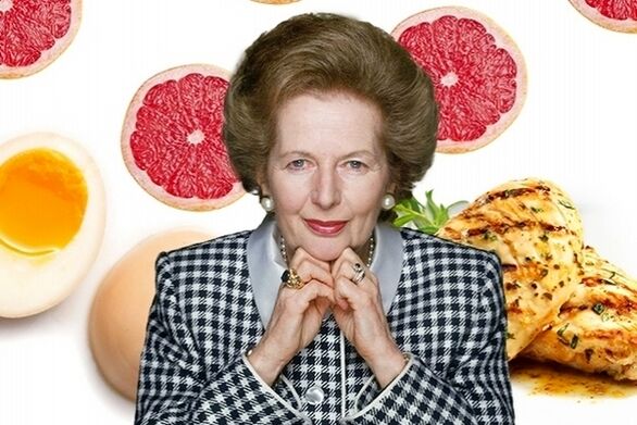 Margaret Thatcher și dieta ei